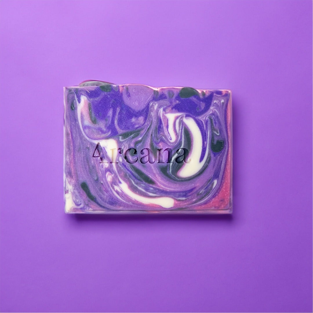 Amethyst Crystal Embedded Soap