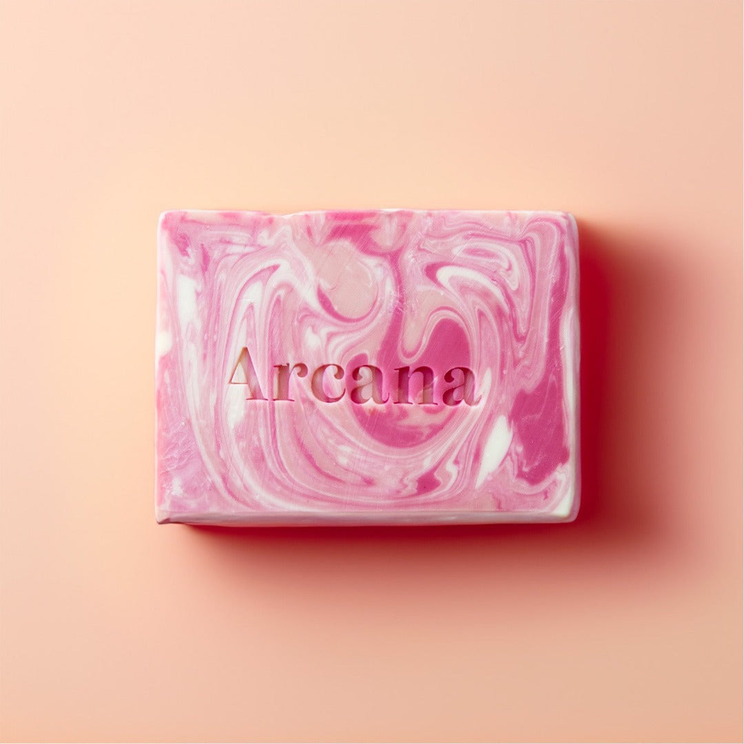 Rose Quartz Crystal Embedded Soap