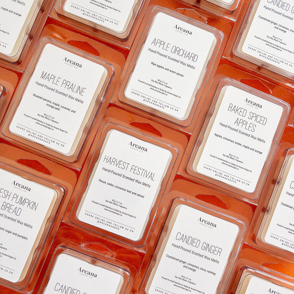 Fall Festival Handmade Soy Wax Melts - Arcana Soaps Co.