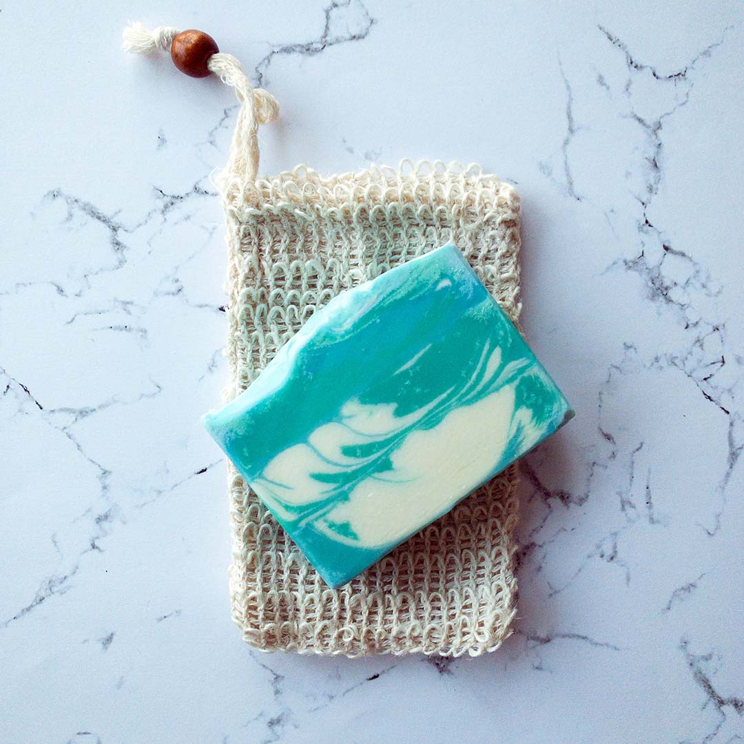 Exfoliating Soap Pouch - Arcana Soaps Co.