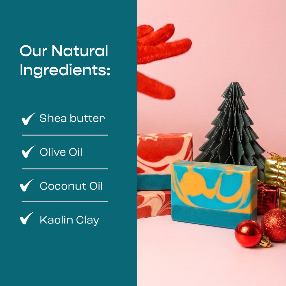 Christmas Bundle - 3 Handmade Soaps