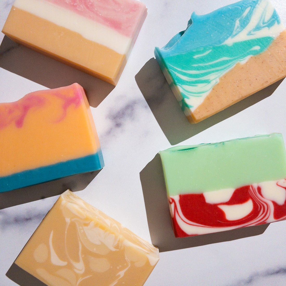 August Handmade Soaps - Set of 5 Soaps - Arcana Soaps Co.